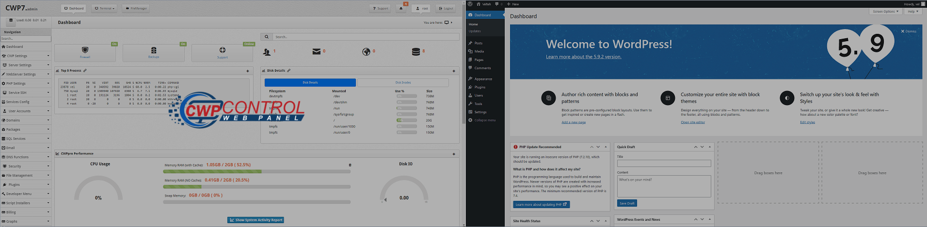 How to Install WordPress in Control Web Panel (CWP) - SysAdmin Blog